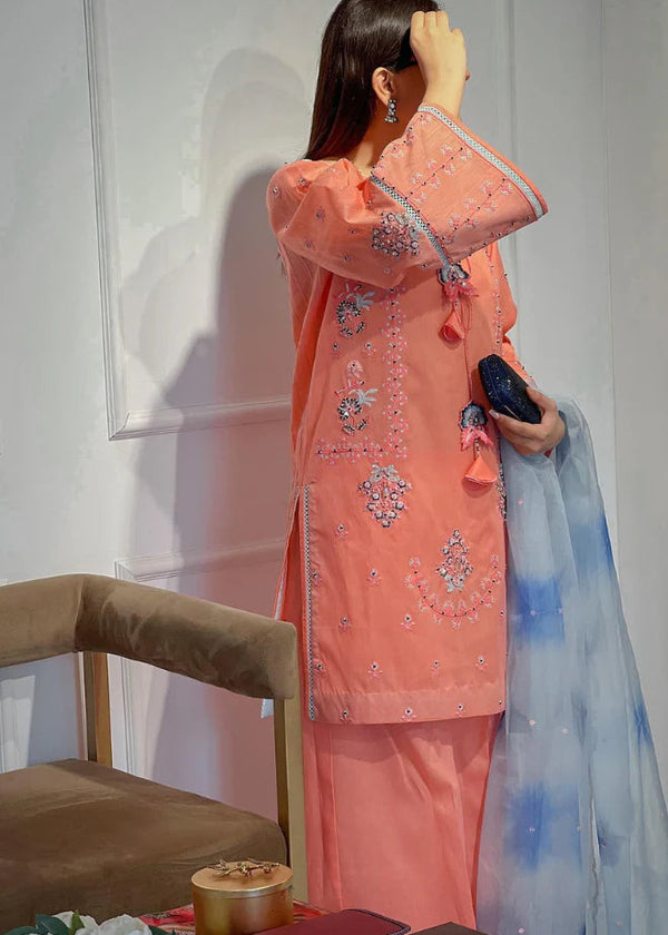 Maira Zunnorain - 3PC Lawn Embroidered Shirt - BFS0021