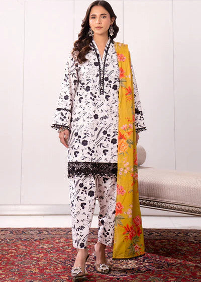 Printed - 3 Pc Lawn Suit (Lawn Dupatta)