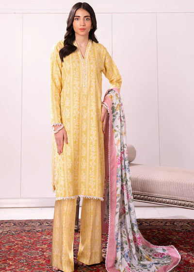 Printed - 3 Pc Lawn Suit (Lawn Dupatta)